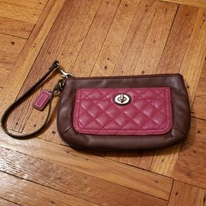 Vintage Coach wristlet
